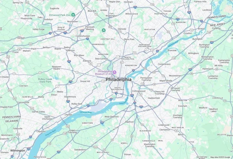 Philadelphia Map